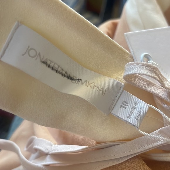 Jonathan Simkhai Eileen Lace Cream Slip Dress Size 10 - Picture 8 of 8